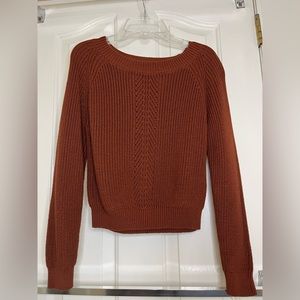 Forever 21 Size Small Dark Orange Sweater